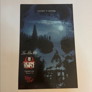 28 Years Later The Bone Temple Movie Poster AMC Exclusive 11” X 17”‎ SHIPS FAST